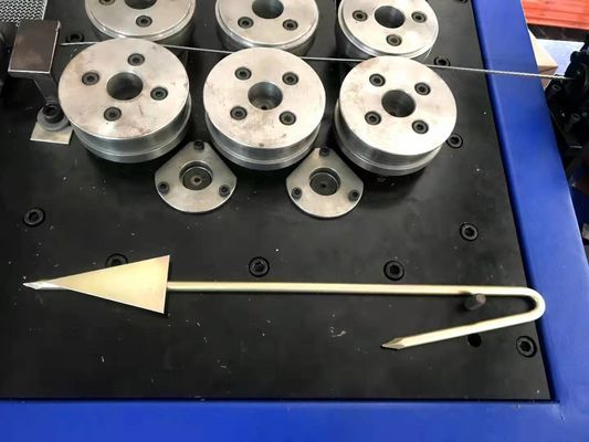 10mm Goedgekeurd Ce van het de Boogponsen van de Draad Buigende Machine 2D Vormend